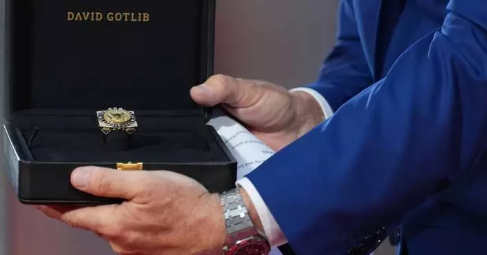 Belgian diamond group that won tariff relief gifted Trump a lavishly encrusted ring