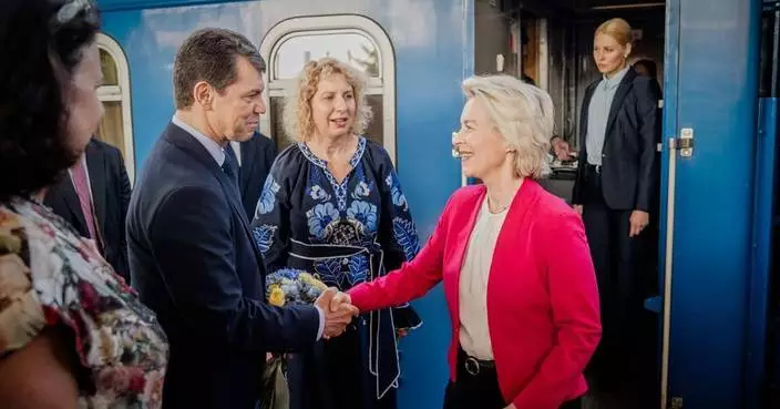 Top EU official visits Ukraine and pledges continued support against Russia's invasion