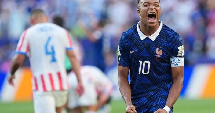One Extraordinary Photo: Mbappe's joy and satisfaction after a hard-fought match