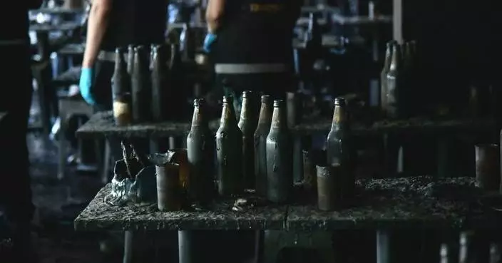 Photos show the aftermath of a Bangkok music bar fire