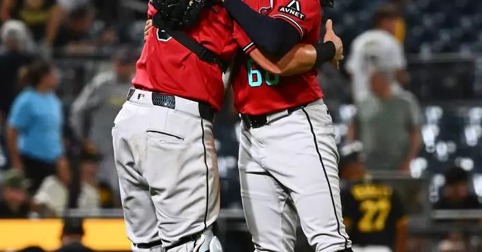 James McCann's 12th-inning single gives Diamondbacks 8-7 win over Pirates after blowing six-run lead