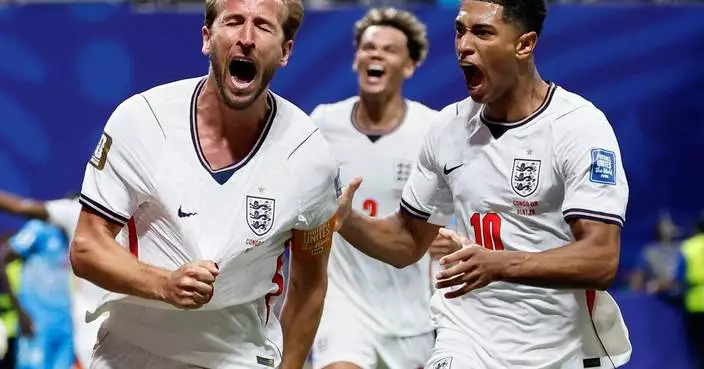 Kane lifts England past Congo with 2 late goals as World Cup knockout round continues, in photos