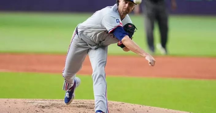 Jacob deGrom dominant for 7 innings, streaking Rangers get gift run in 4-2 win over Guardians