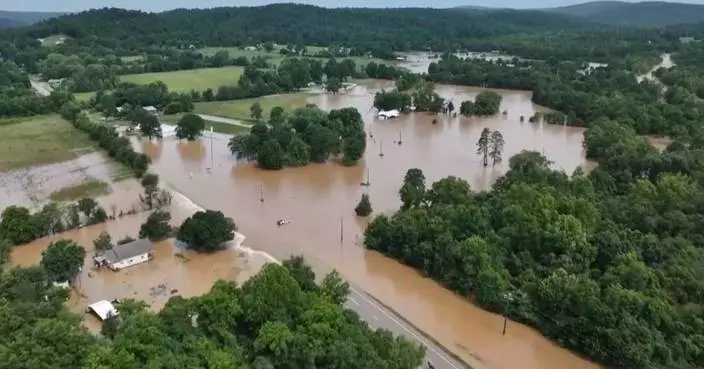 More than 200 people at a summer camp helicoptered to safety as Missouri faces flooding