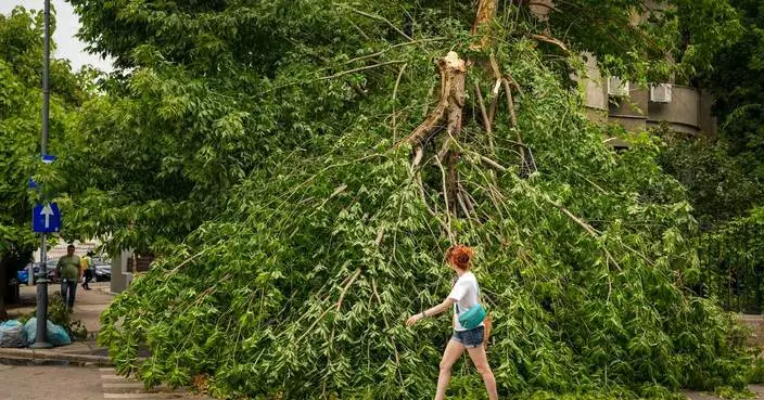1 dead in Romania in a powerful storm after intense heatwave