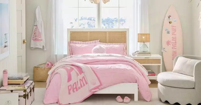 POTTERY BARN TEEN LAUNCHES NEW COLLABORATION WITH PINK PALM PUFF