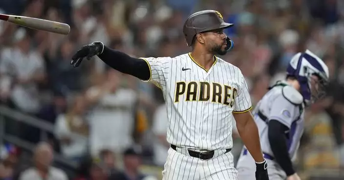 Fernando Tatis Jr. goes 5 for 5 and Padres top Rockies 8-7 on Xander Bogaerts’ sac fly in 9th