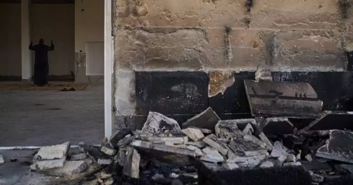 Mosques in West Bank are set on fire during a weekend of settler violence