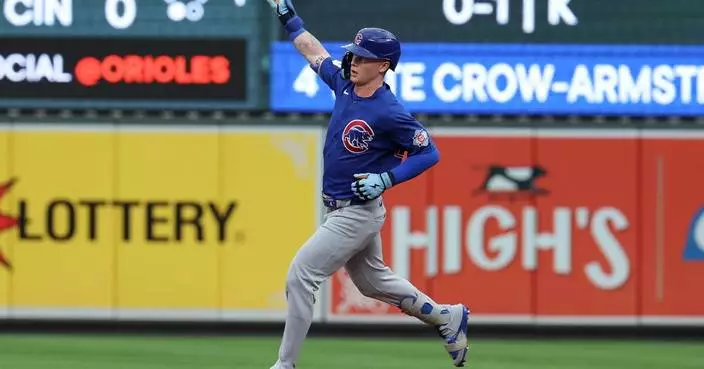 Crow-Armstrong hits 2 of Chicago's 5 homers and Cubs outslug Baltimore Orioles 9-7