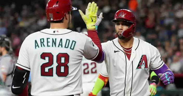 Ketel Marte homers in his 4th straight game, D-backs extend dominance over Giants with 8-2 win