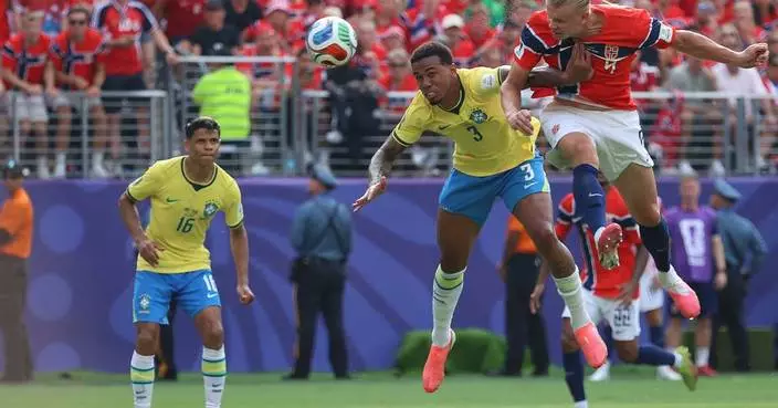 One Extraordinary Photo: Erling Haaland's header to help Norway advance