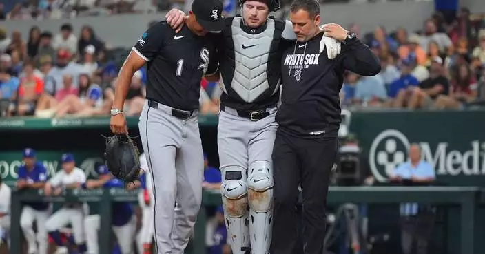 White Sox catcher Kyle Teel placed on injured list with high ankle sprain and could miss 6-12 weeks
