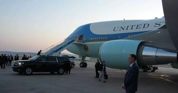 In a surprise swap, Trump flies back from Turkey in an old Air Force One, not the Qatari-gifted jet