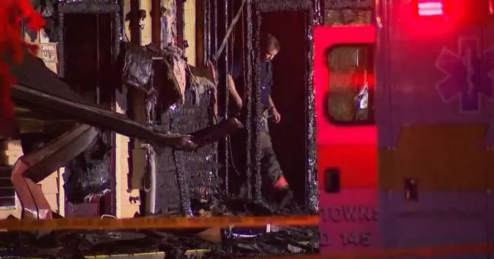 Fire rips through an Ohio motel, killing 3 who were trapped in a room