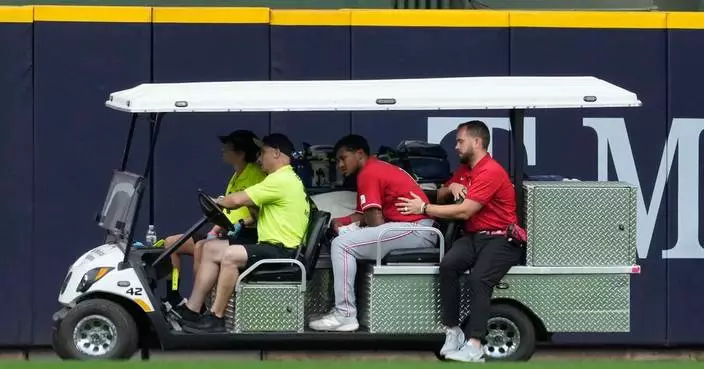 Reds OF Dane Myers goes on IL with bruised left shoulder