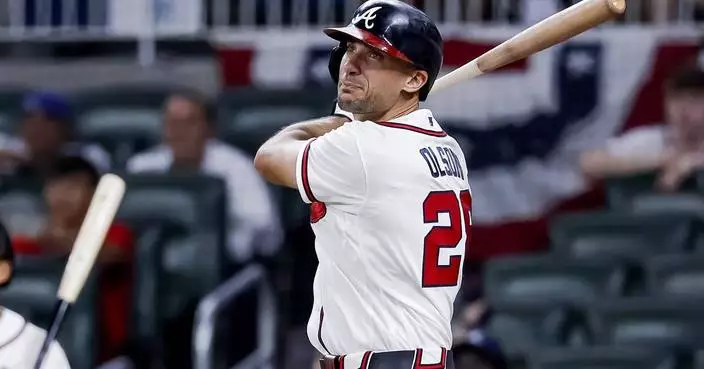 Matt Olson plays in 741st straight game with Braves to become the franchise's Iron Man