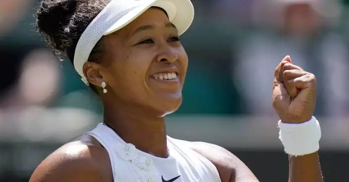 Naomi Osaka gets win at Wimbledon after she gives young daughter a 'timeout' on her birthday