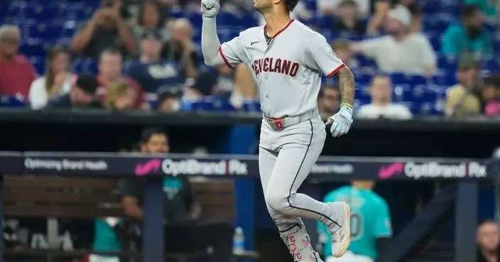 Cantillo strikes out 9, Rocchio and DeLauter homer as Guardians beat Marlins to sweep series