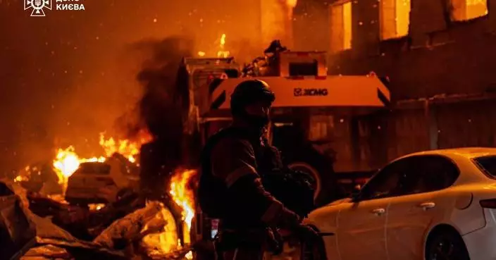 Russian attacks kill 3 across Ukraine, strikes Kyiv for second consecutive night