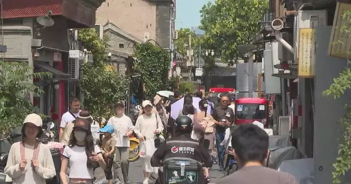 Heat wave scorches northern China