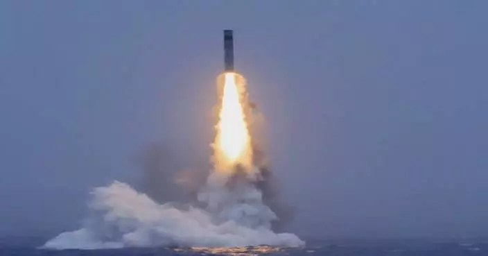 Chinese navy conducts test launch of strategic missile by submarine
