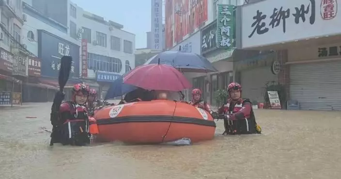 Four dead, eight missing after torrential rain hits south China's Guangxi