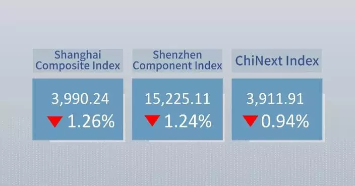 Chinese shares close lower Tuesday