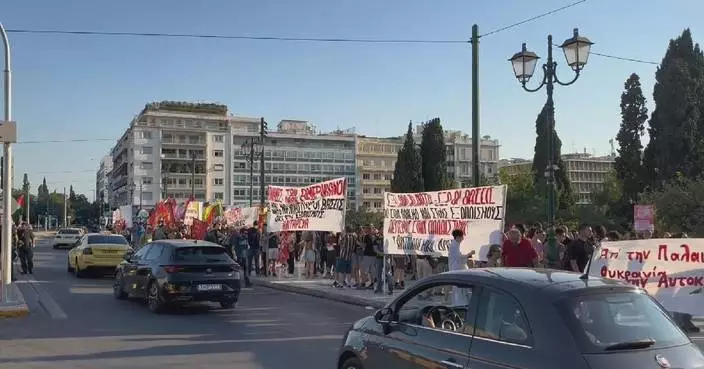 Anti-NATO rallies held in Athens to protest against ongoing conflicts