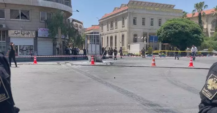 Two blasts kill one, injure 36 in Damascus during Macron visit