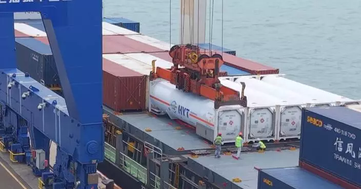 Hainan completes first bonded LNG tank transshipment