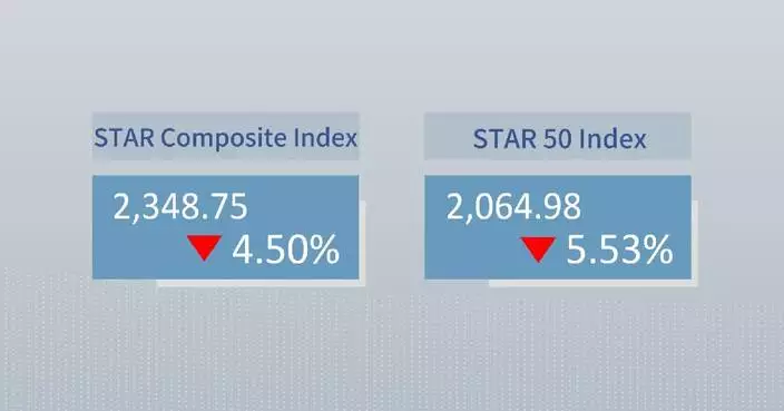 China's STAR Composite Index closes lower Friday