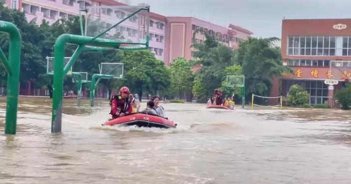 2,600 stranded students, teachers evacuated in flood-hit Guangxi