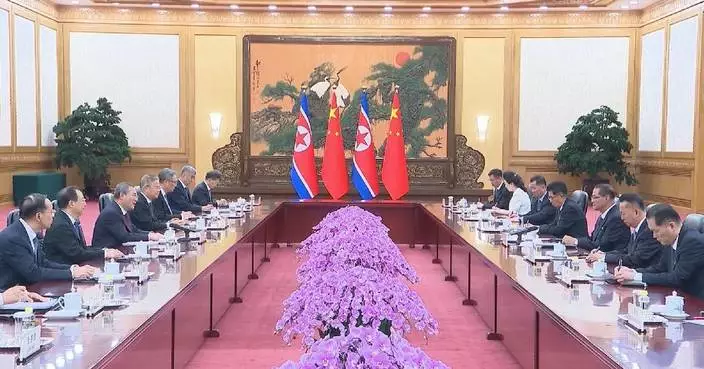 Chinese premier holds talks with premier of DPRK cabinet