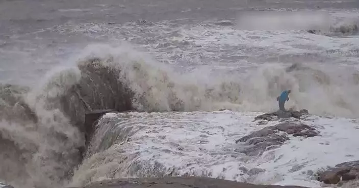 Typhoon Bavi brings strong winds, heavy rain to east China's coastal Fujian