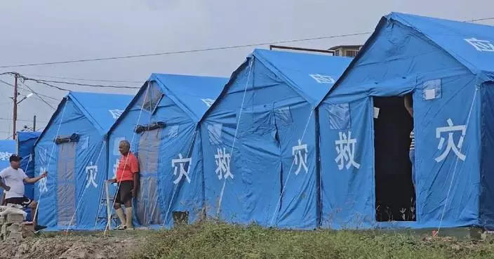 China-donated tents offer shelter for quake-hit Venezuelan residents