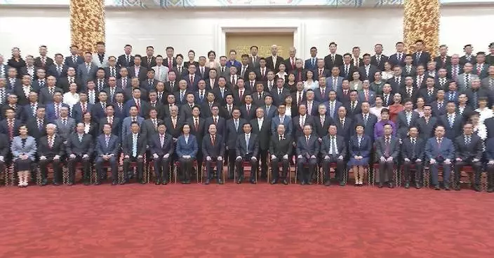 Top political advisor meets representatives of overseas Chinese