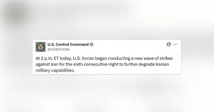 U.S. launches another round of strikes against Iran