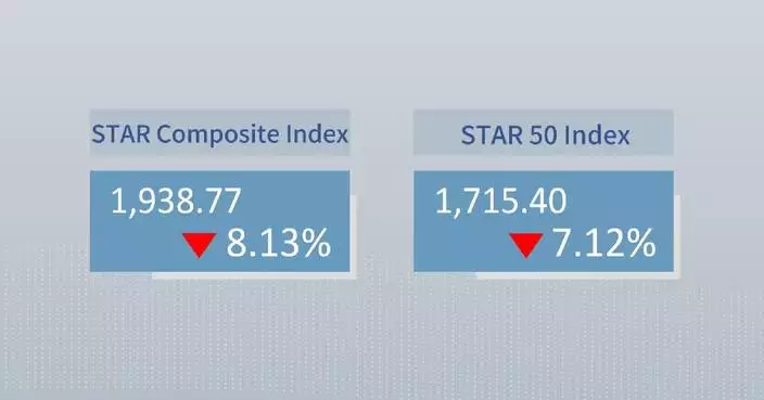 China's STAR Composite Index closes lower Friday