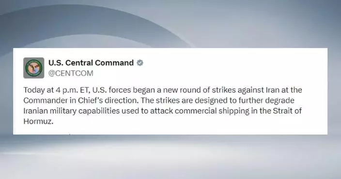 US forces launch fresh strikes on Iran
