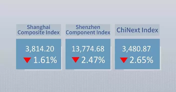 Chinese shares close lower Friday