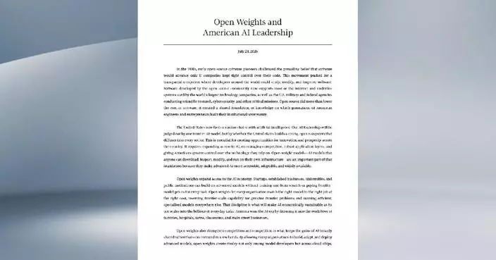 Tech companies, organizations urge U.S. support for open-weight AI models