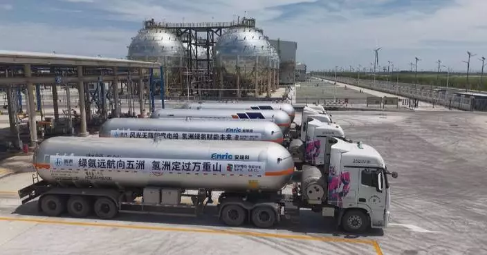 China ships world's largest single batch of green ammonia to ROK