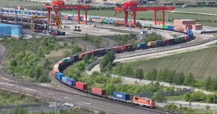 China-Europe freight trains top 130,000 trips, hauling 520 bln dollars in goods