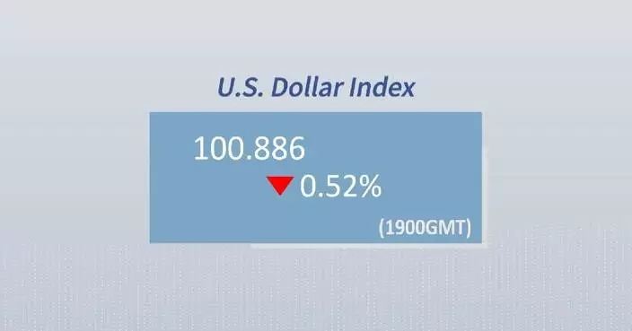 U.S. dollar ticks down