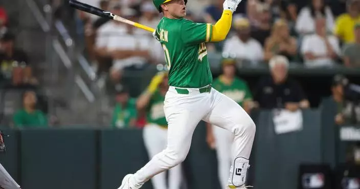 Brian Serven hits 1st MLB homer since 2022 and Jump pitches A's to 4-3 win over Red Sox