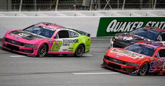 Lightning and rain cause delay with Blaney leading NASCAR Cup Series race in Atlanta