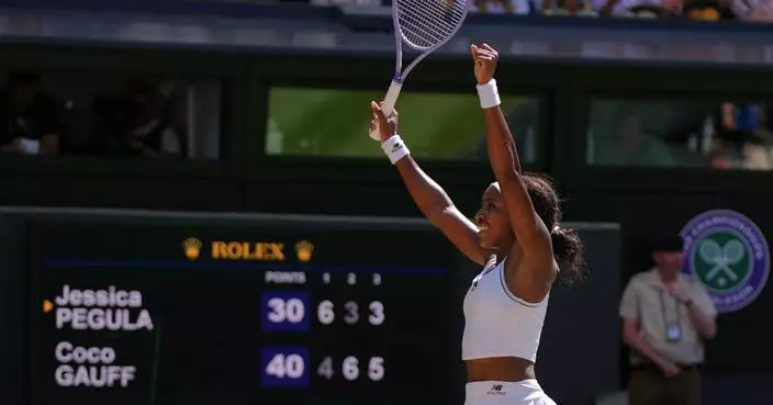 Coco Gauff beats Jessica Pegula to reach Wimbledon semifinals as temperature rises