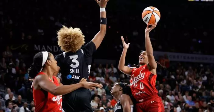 Kelsey Mitchell, Caitlin Clark lead Fever to 109-75 win over A'ja Wilson and the Aces