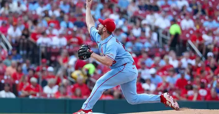 Pallante matches season high with 8 Ks, to lead Cardinals to a 7-0 win over the Reds