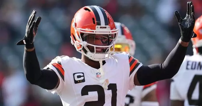 Browns' Ward becomes NFL's highest-paid DB with 2-year, $62.2 million extension, AP source says